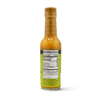 GR Curry S/Bonnet Pepper Sauce bottle showcasing nutrition facts, ideal for enhancing Latin food flavors.