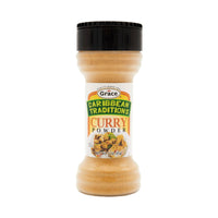Grace Caribbean Traditions Curry Powder 3oz, authentic Latin food seasoning for tropical flavors and quality Latin dishes.