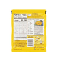 Back of GRACE COCK SOUP packet showing nutrition facts and preparation details for quality Latin food.