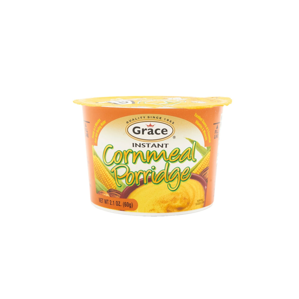 GRACE Instant Cornmeal Porridge 60g, a hearty and delicious Latin food for a quick breakfast or snack.