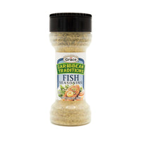 Grace Caribbean Traditions Fish Seasoning 12oz bottle, perfect for authentic Latin food and tropical flavors.