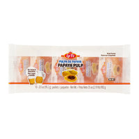 LA FE PULP PAPAYA-COJINES 5/10, 3.5 oz packets of fresh, quality Latin food, perfect for authentic tropical flavors.