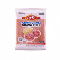 La Fe Guava Pulp 14 oz packaging, perfect for authentic Latin recipes and refreshing tropical flavors.