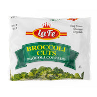 La Fe Cut Broccoli packs nutritious greens for meals, ideal for quality Latin foods and authentic flavor.
