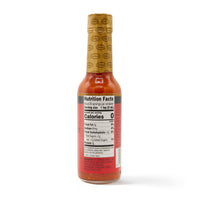 Nutrition facts label of GRACE CRUSHED PEPPER SAUCE, ideal for authentic Latin food enthusiasts.