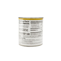 Nutrition facts label for GR Sweetened Condensed Fluid Milk, showcasing quality Latin food for versatile recipes.