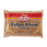LA FE Bulgar Wheat 28 oz, nutritious and versatile for Latin meals, soups, and grain bowls. Quality Latin food product.