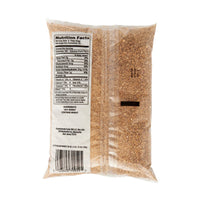 LA FE BULGAR 12/28 OZ package showcasing nutrition facts for quality Latin food, perfect for authentic meals and healthy dishes.