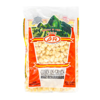 La Fe Peru Choclo-Degranado 12 oz package, premium corn for authentic Latin cuisine, ideal for vibrant Peruvian dishes.