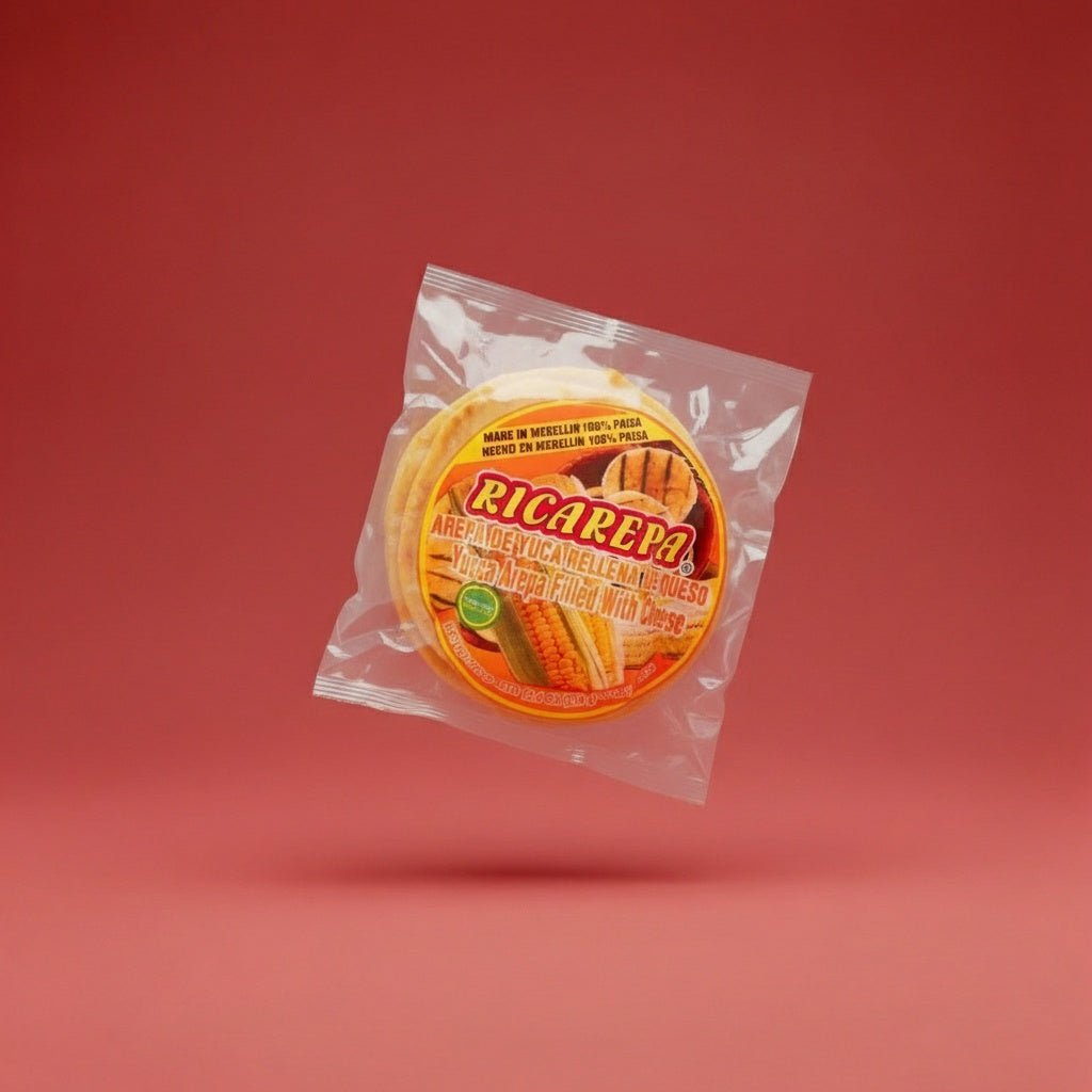 RICAREPA 12/12.4 OZ YUCA CON QUESO - La Fe Foods