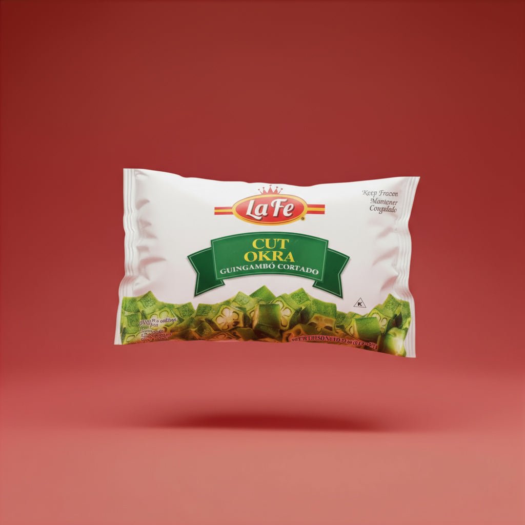 LA FE VEG - 2 CUT OKRA 12/32 OZ - La Fe Foods