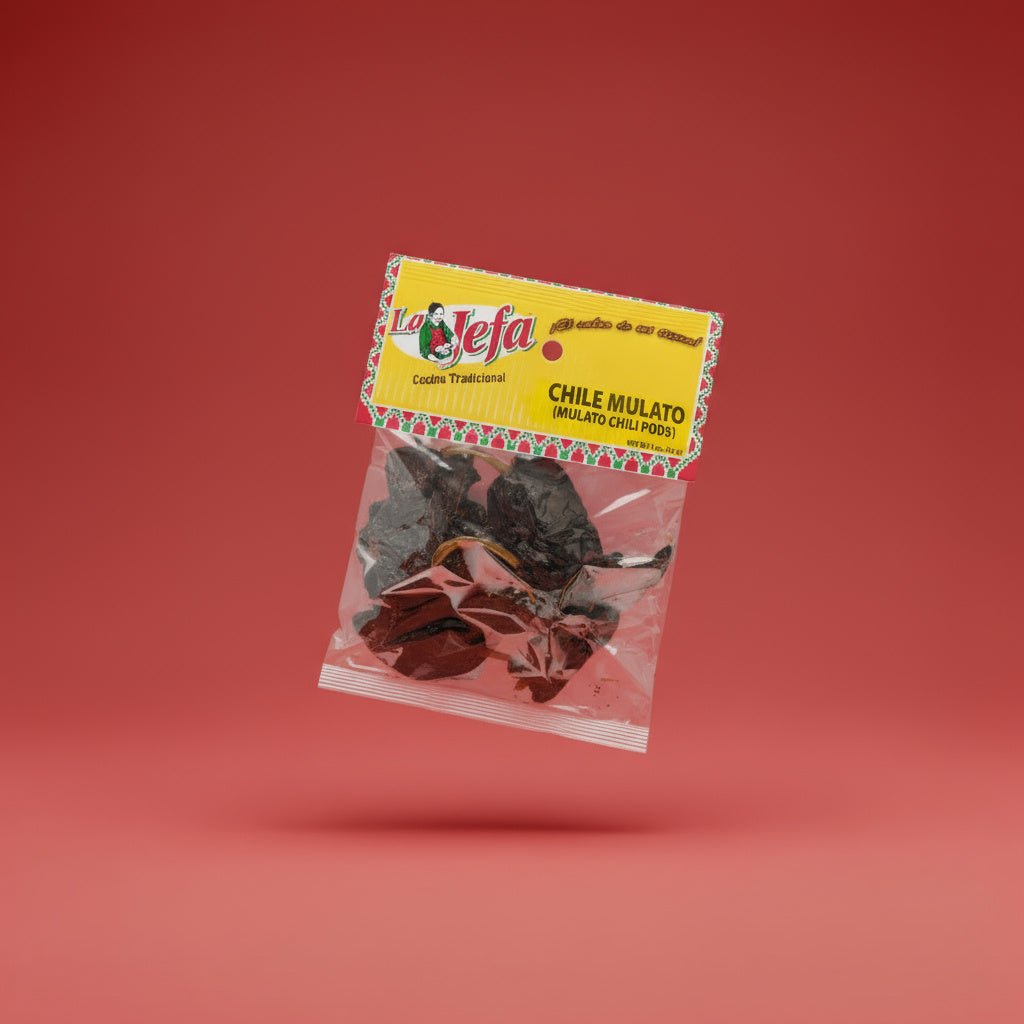 LA JEFA CHILE MULATO 12/3 OZ - La Fe Foods
