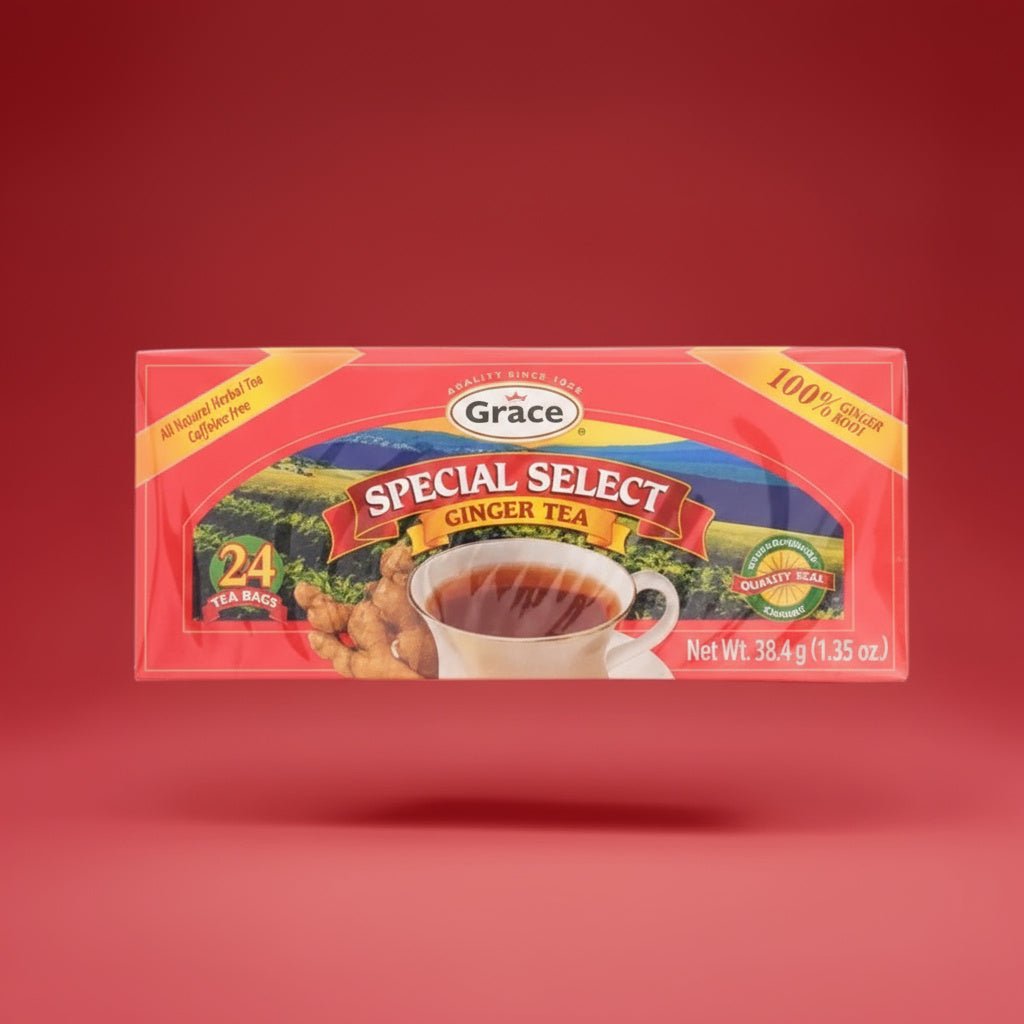 GRACE TEA GINGER 24X24X1.09 OZ - La Fe Foods