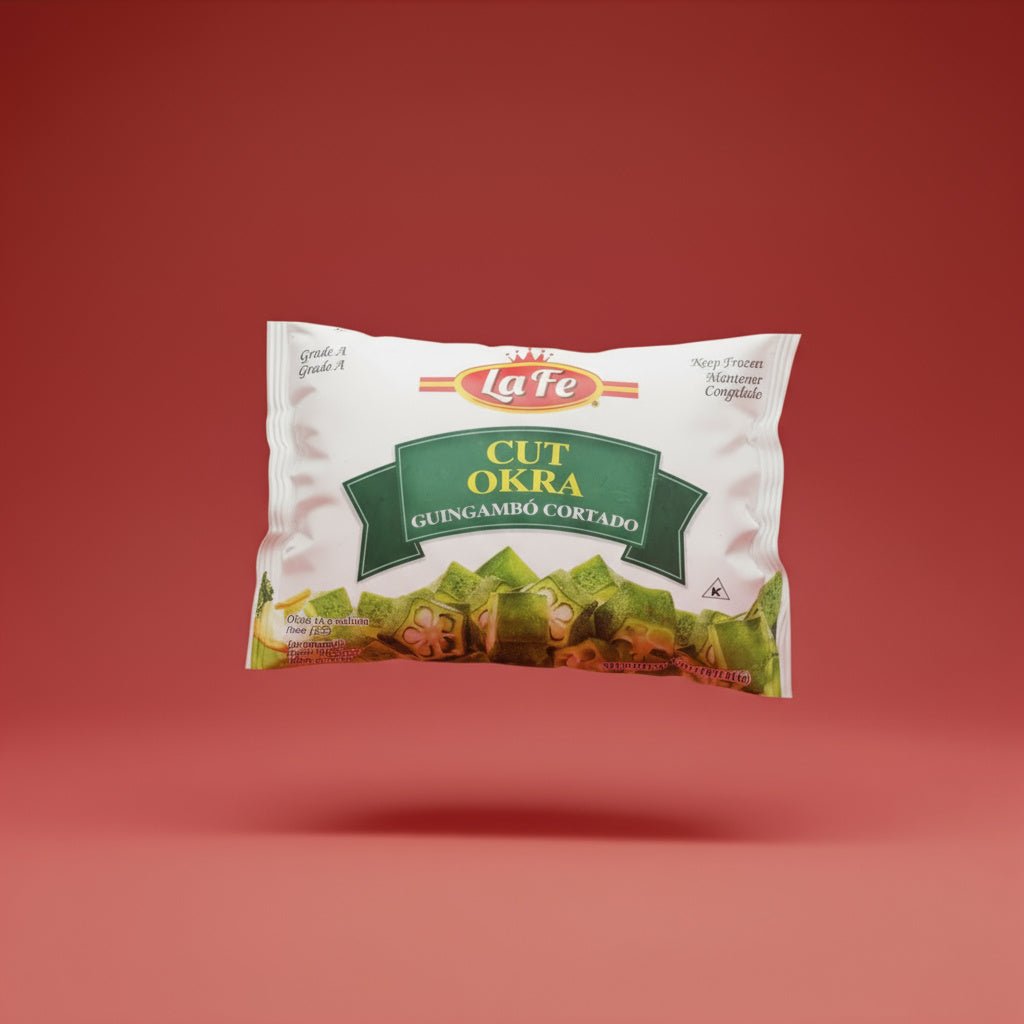 LAFE VEG - 4 CUT OKRA 6/4 LBS - La Fe Foods