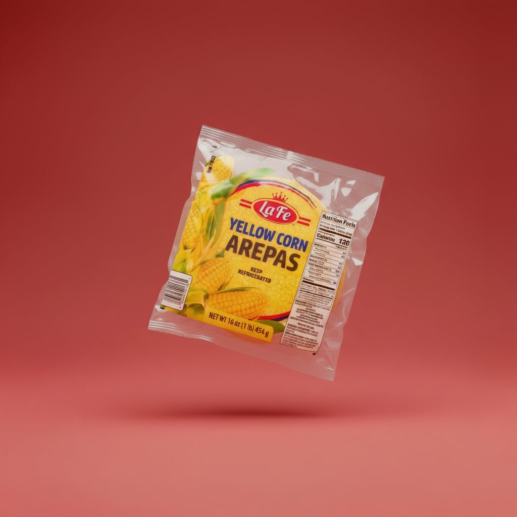 LAFE AREPAS AMARILLA 12/16OZ - La Fe Foods