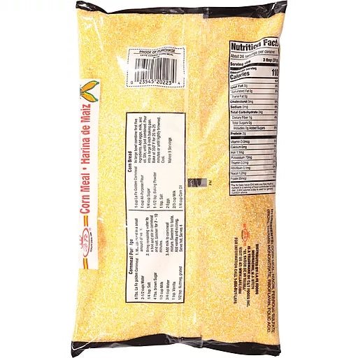 La Fe Corn Meal Coarse 12/28 Oz 202234 - La Fe Foods