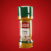 Sasson Curry Powder Seasoning 12x1.76 oz curry powder for chicken, rice, meats, soups, stews, vegetables, marinades, and Caribbean recipes