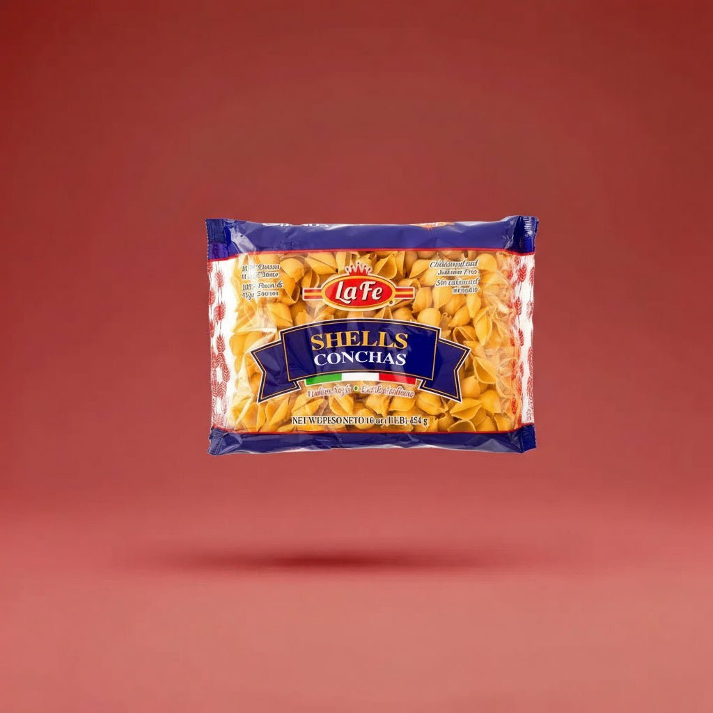 LA FE PASTA SEASHELLS 20/16 OZ - La Fe Foods