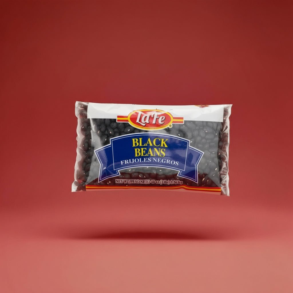 LA FE DRY BLACK BEANS 6X3 LB - La Fe Foods