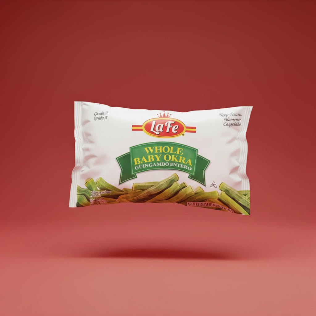 LA FE VEG - 1 WHOLE OKRA 12/16 OZ - La Fe Foods