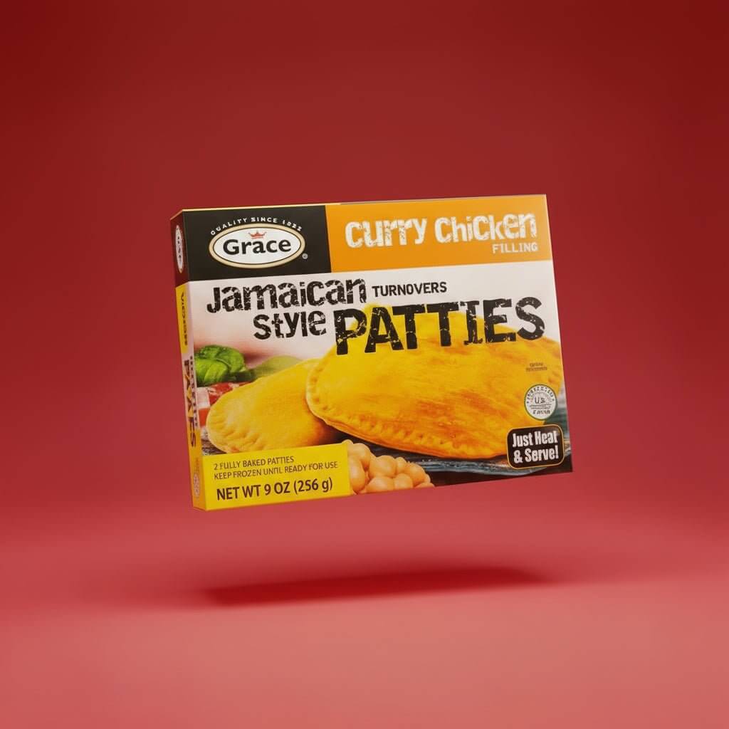 Grace curry chicken patty Caribbean style