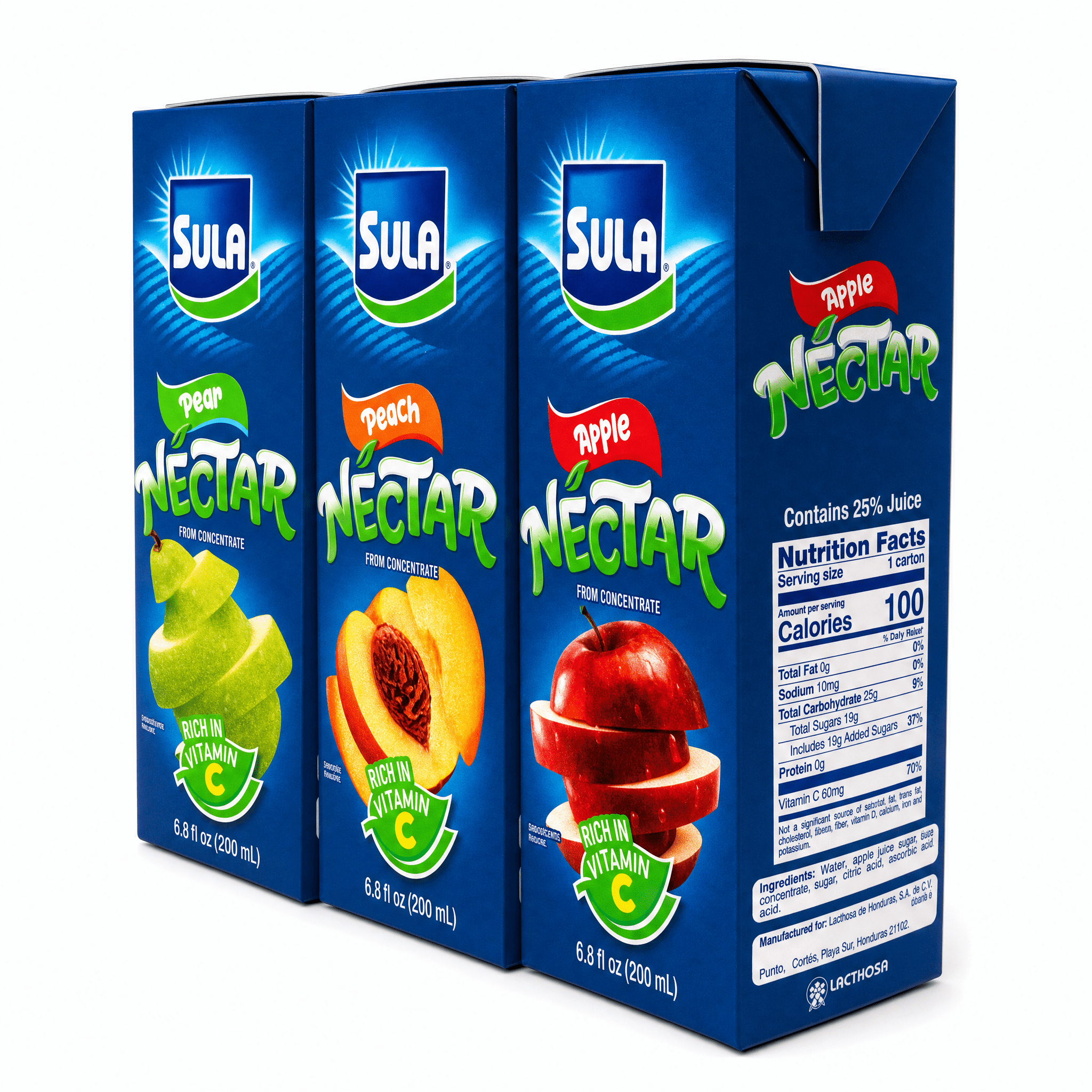 SULA NECTAR MIX FLAVORS 24X8X3X200ML - La Fe Foods