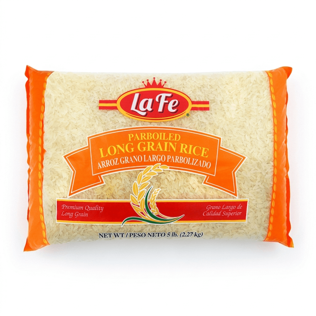 LAFE RICE PARBOILED 12/5LBS - La Fe Foods