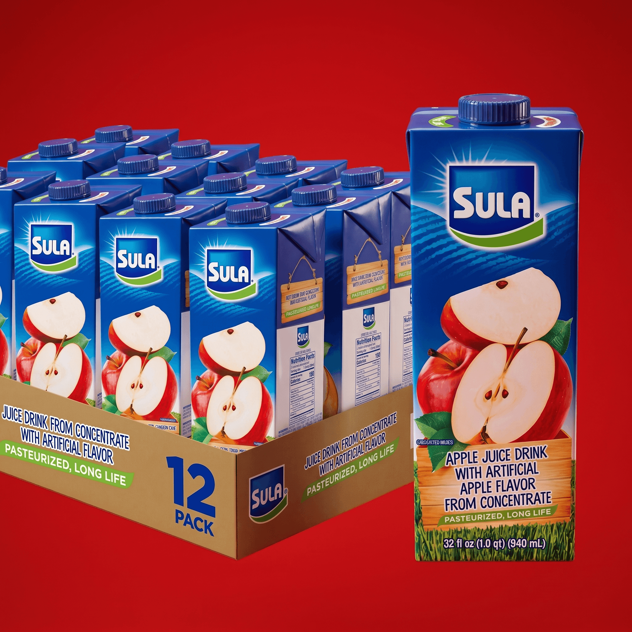 SULA APPLE JUICE TETRA 12X940ML - La Fe Foods