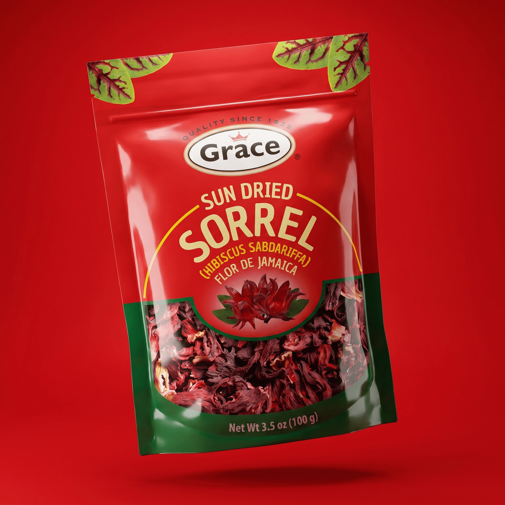 GRACE DRIED SORREL 24X100G - La Fe Foods