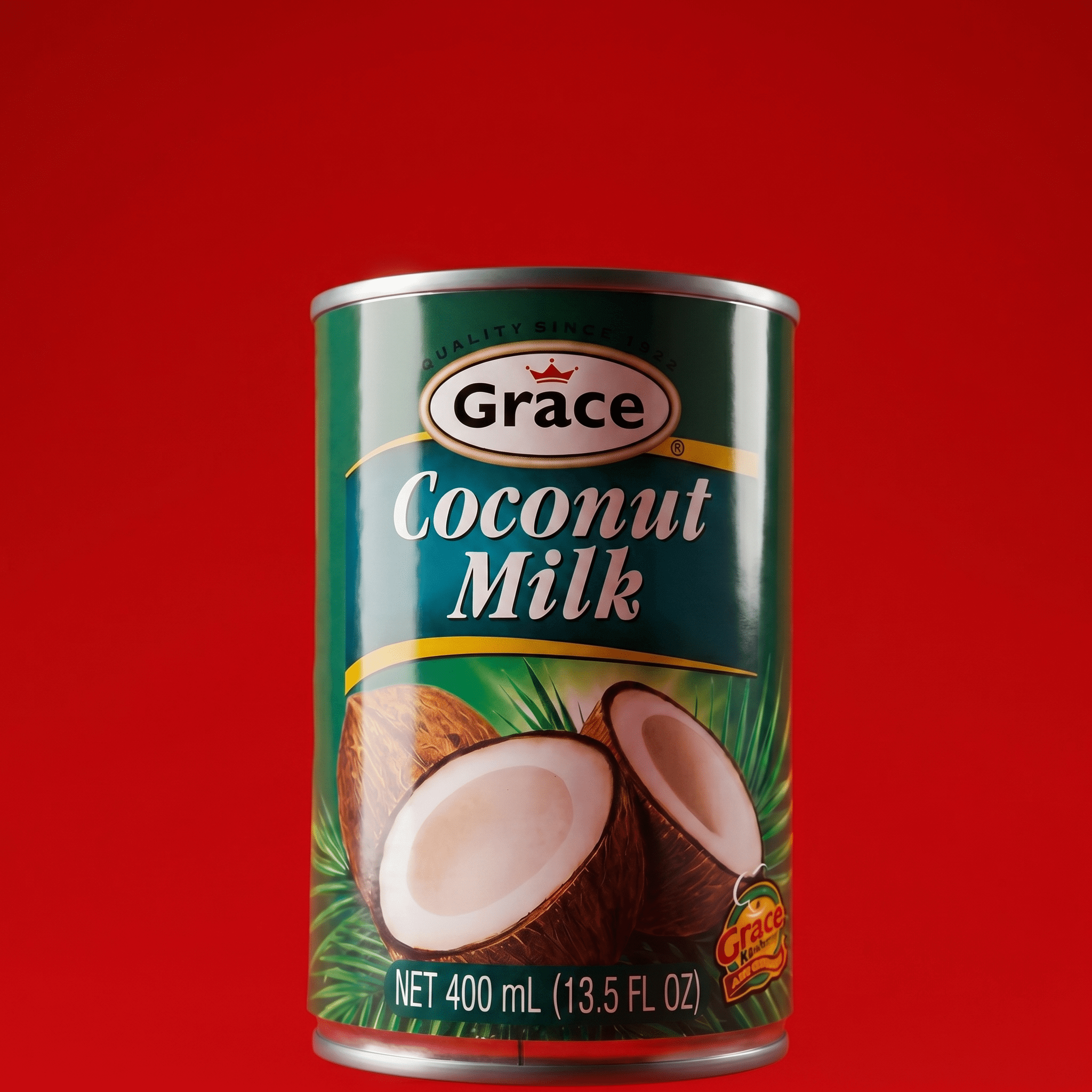 GR. COCONUT MILK (GREEN LABEL) 24x14oz - La Fe Foods