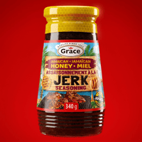 GRACE HONEY JERK SEASONING - 24x12oz - La Fe Foods