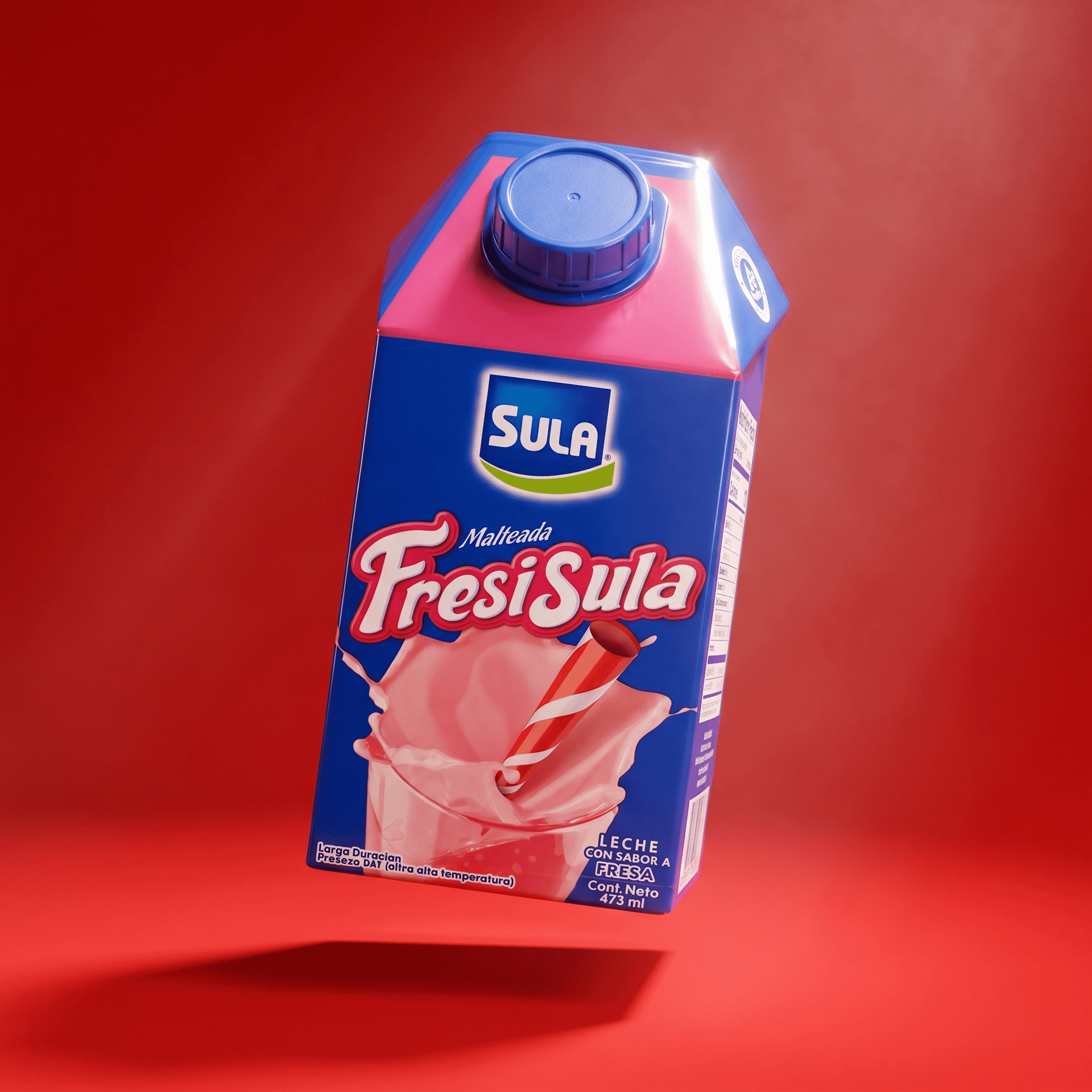 SULA STR/BERRY DAIRY BEV. TETRA 12X470ML - La Fe Foods