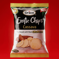 GRACE EXOTIC CHIPS - CASSAVA 12X75G - La Fe Foods
