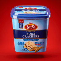 LA FE SODA CRACKER 12/19oz - La Fe Foods