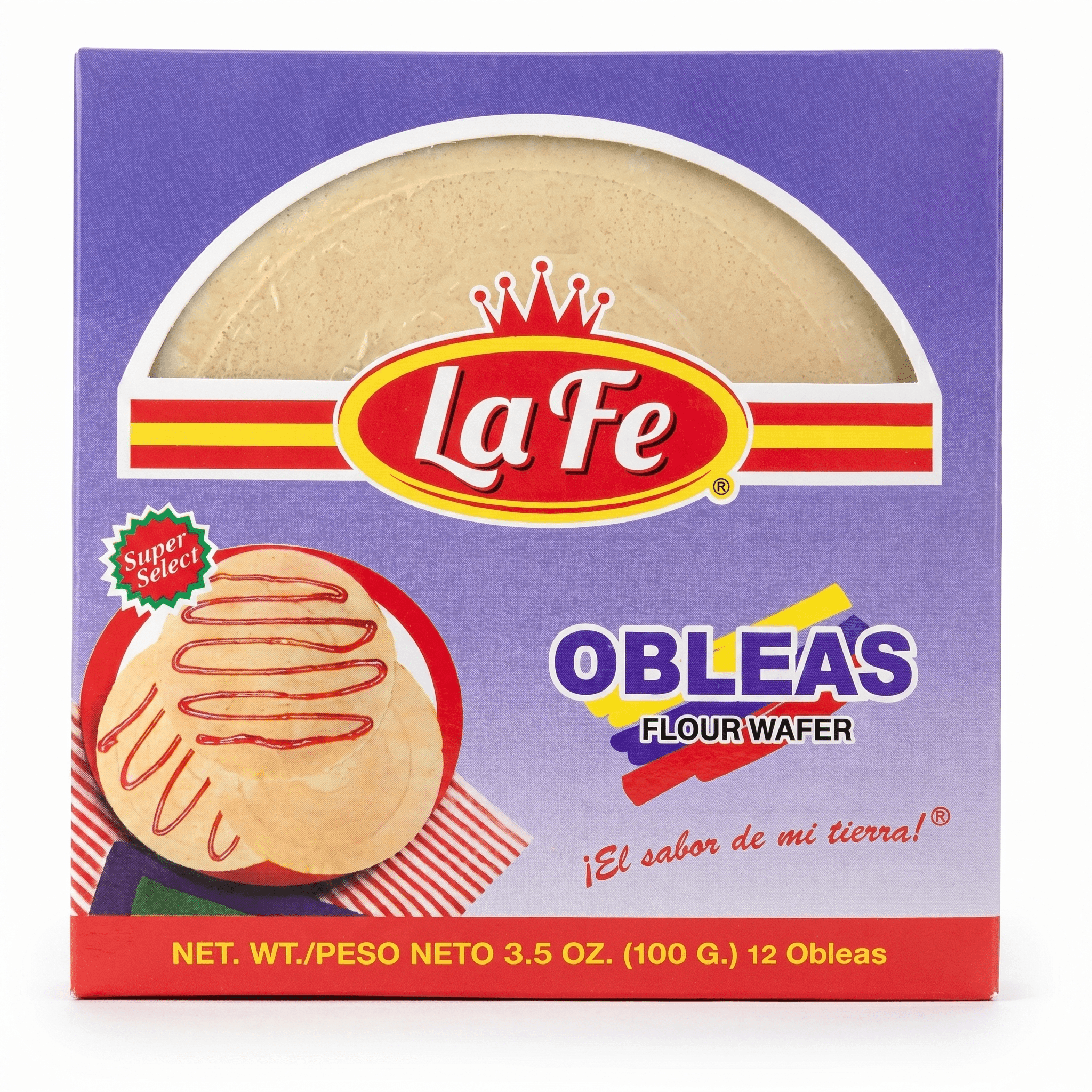 LAFE OBLEAS 24/3.5 OZ - La Fe Foods