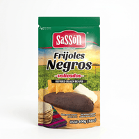 SASSON REFRIED BLACK BEANS 24X14OZ - La Fe Foods