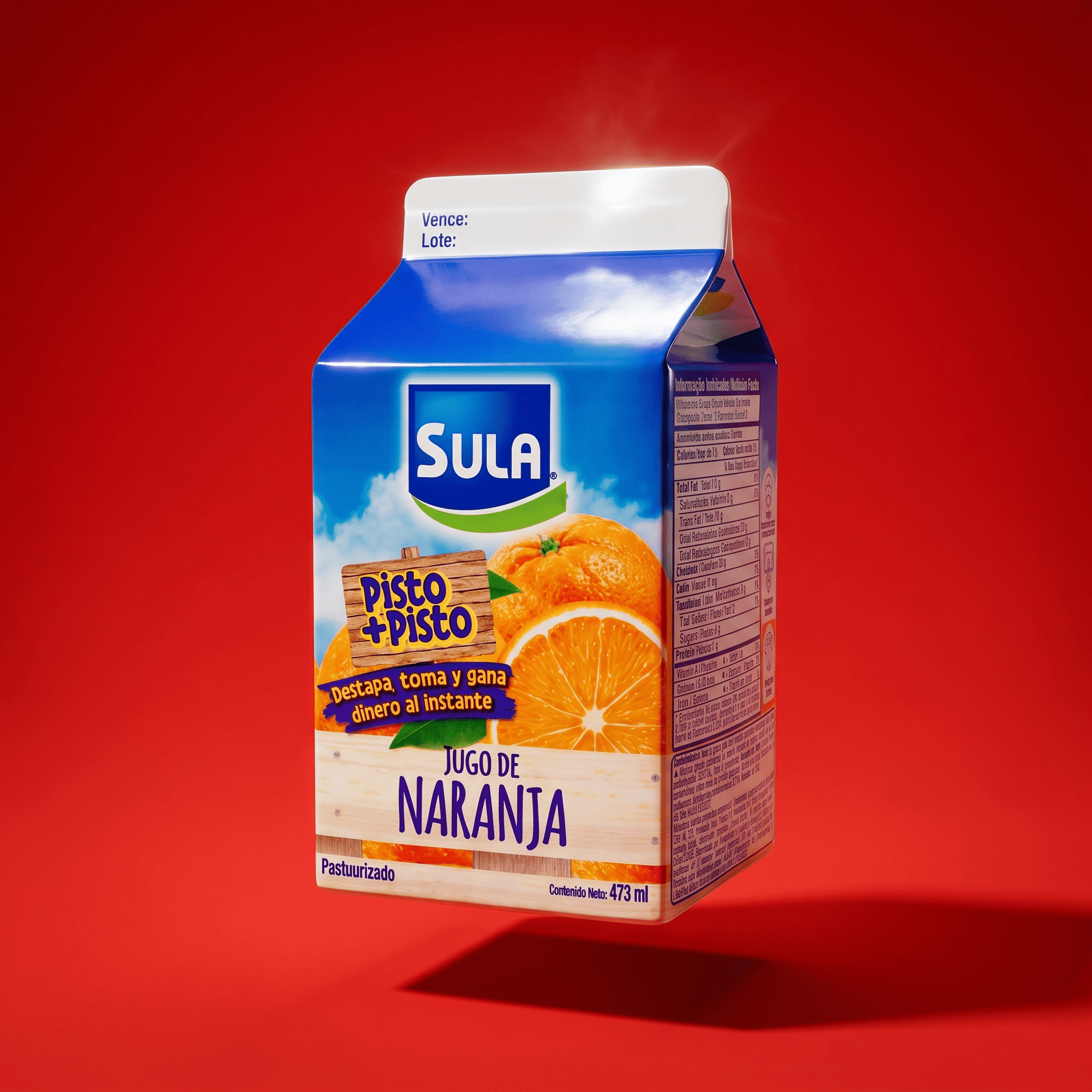 SULA ORANGE JUICE TETRA 12X470ML - La Fe Foods