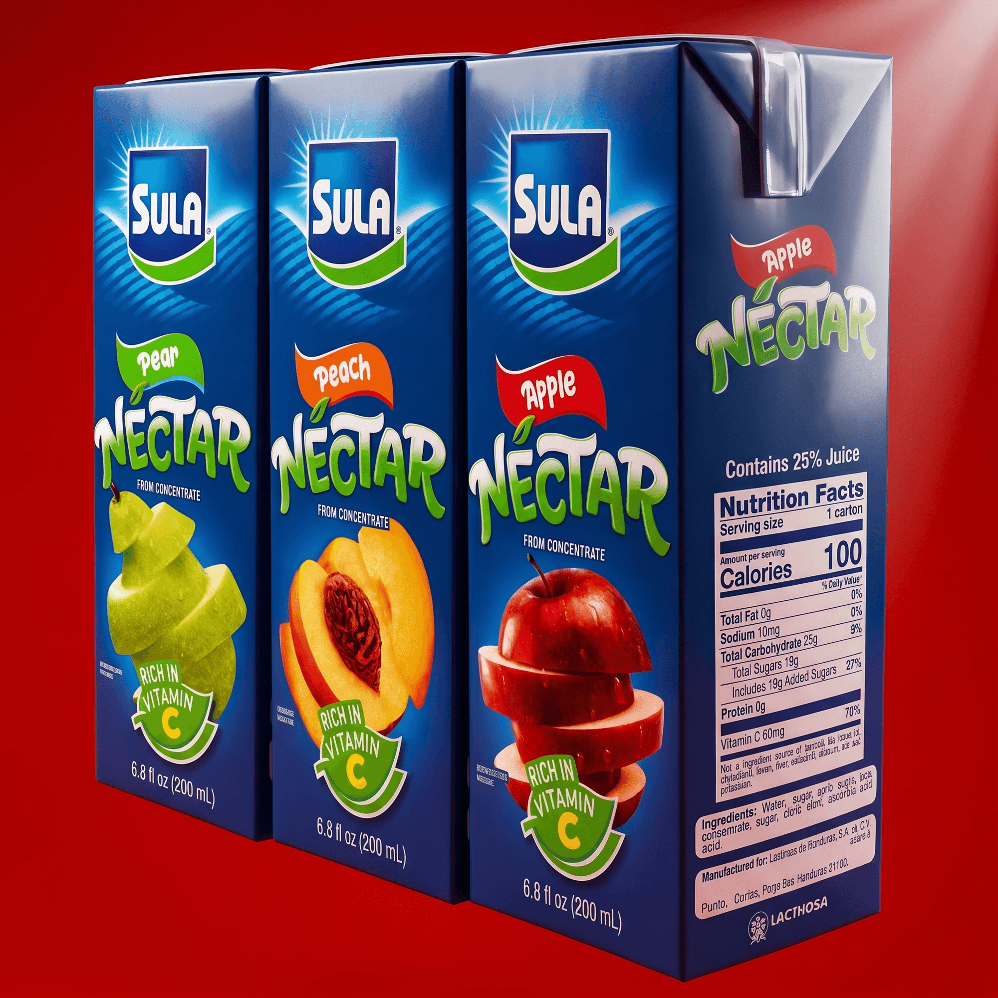 SULA NECTAR MIX FLAVORS 24X8X3X200ML - La Fe Foods