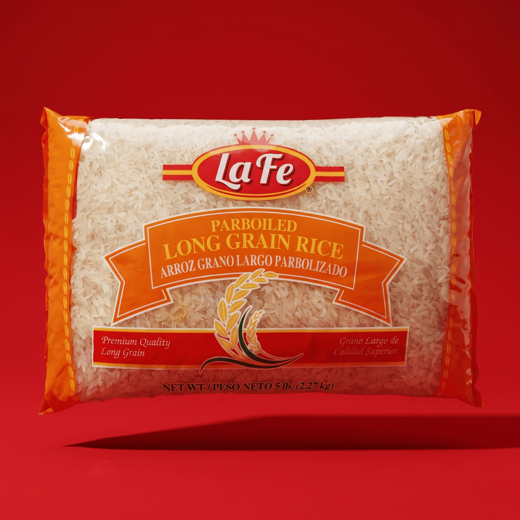 LAFE RICE PARBOILED 12/5LBS - La Fe Foods