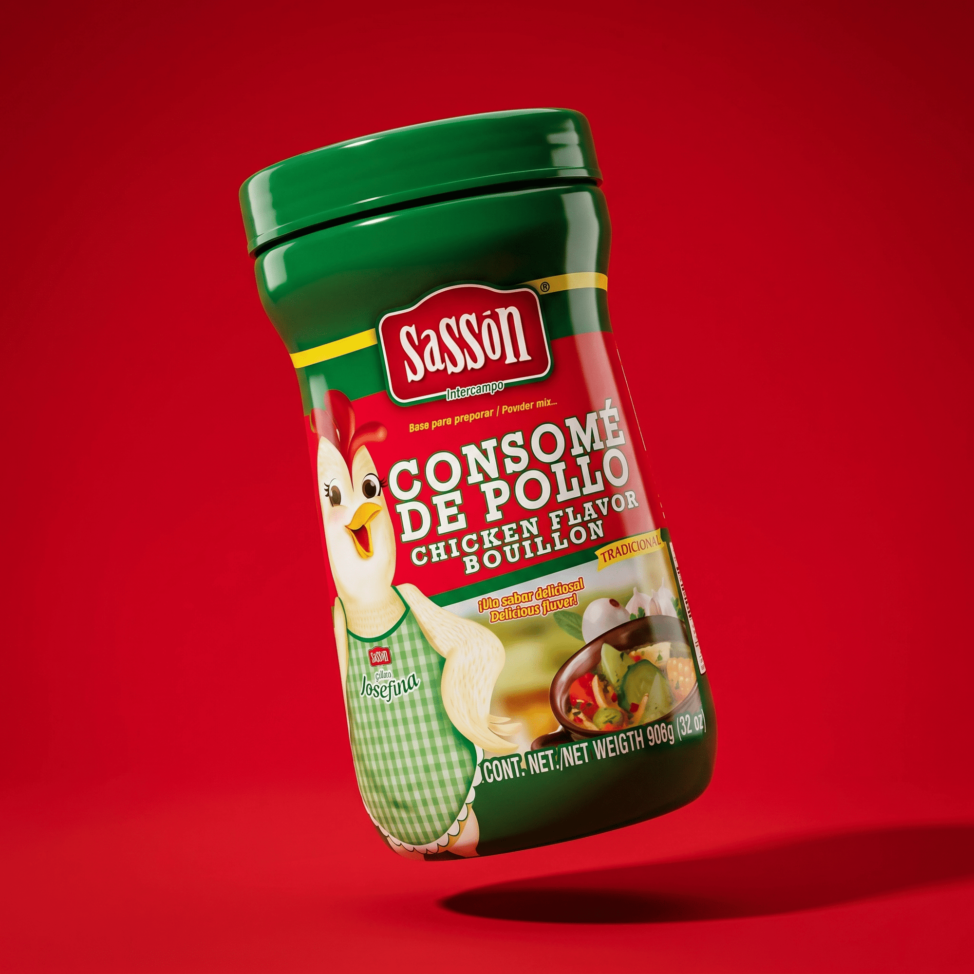 SASSON TRAD CHICKEN BOUILLON 6X32.03OZ - La Fe Foods