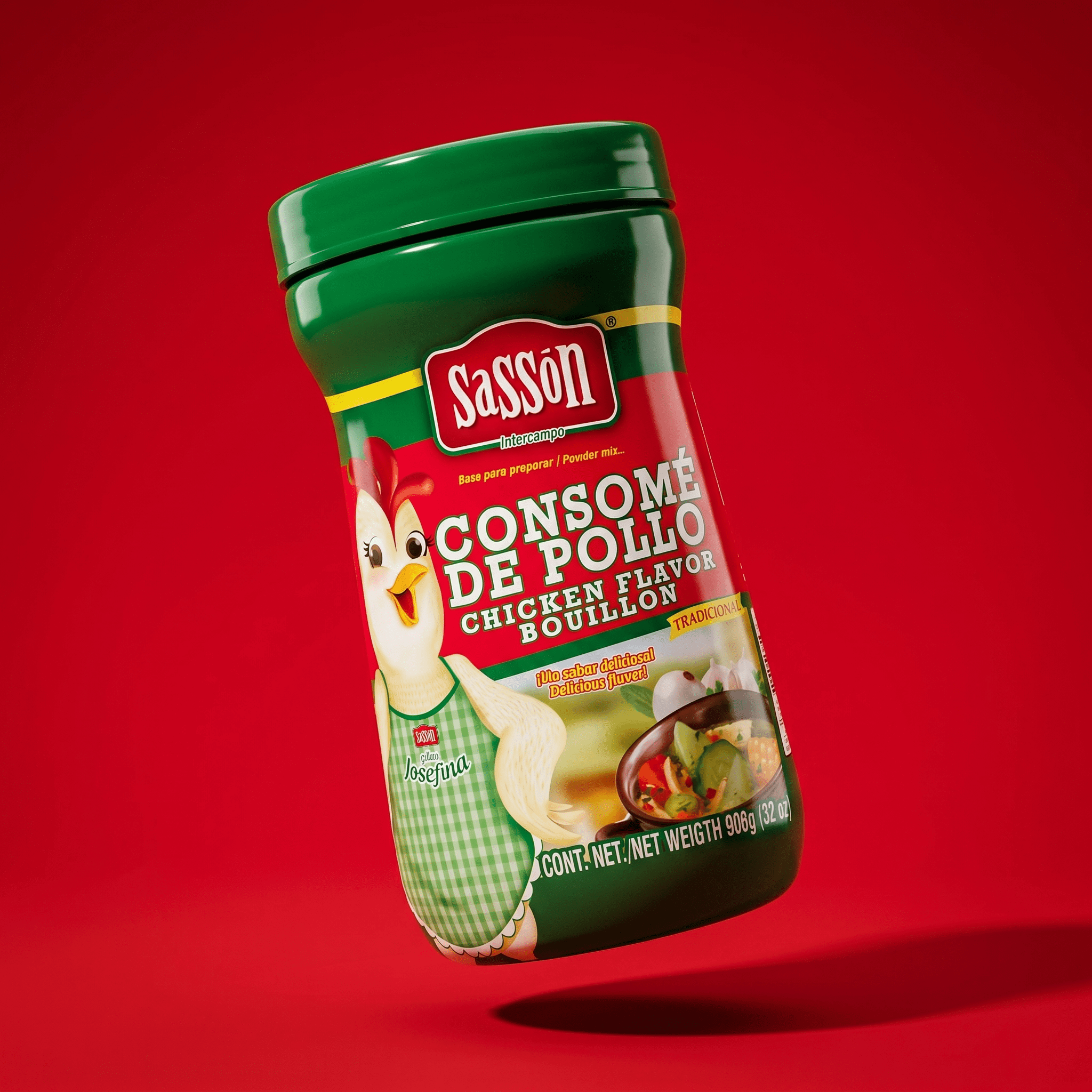SASSON TRAD CHICKEN BOUILLON 6X32.03OZ - La Fe Foods
