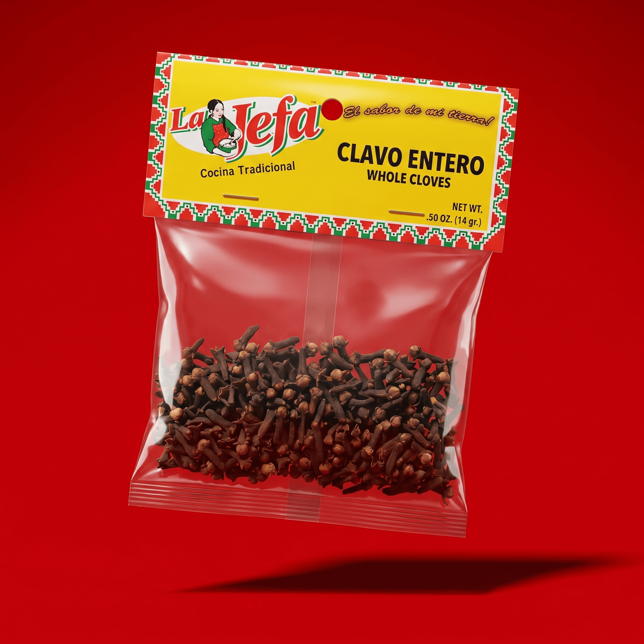 LA JEFA CLAVO - ENTERO 12/0.5 OZ - La Fe Foods