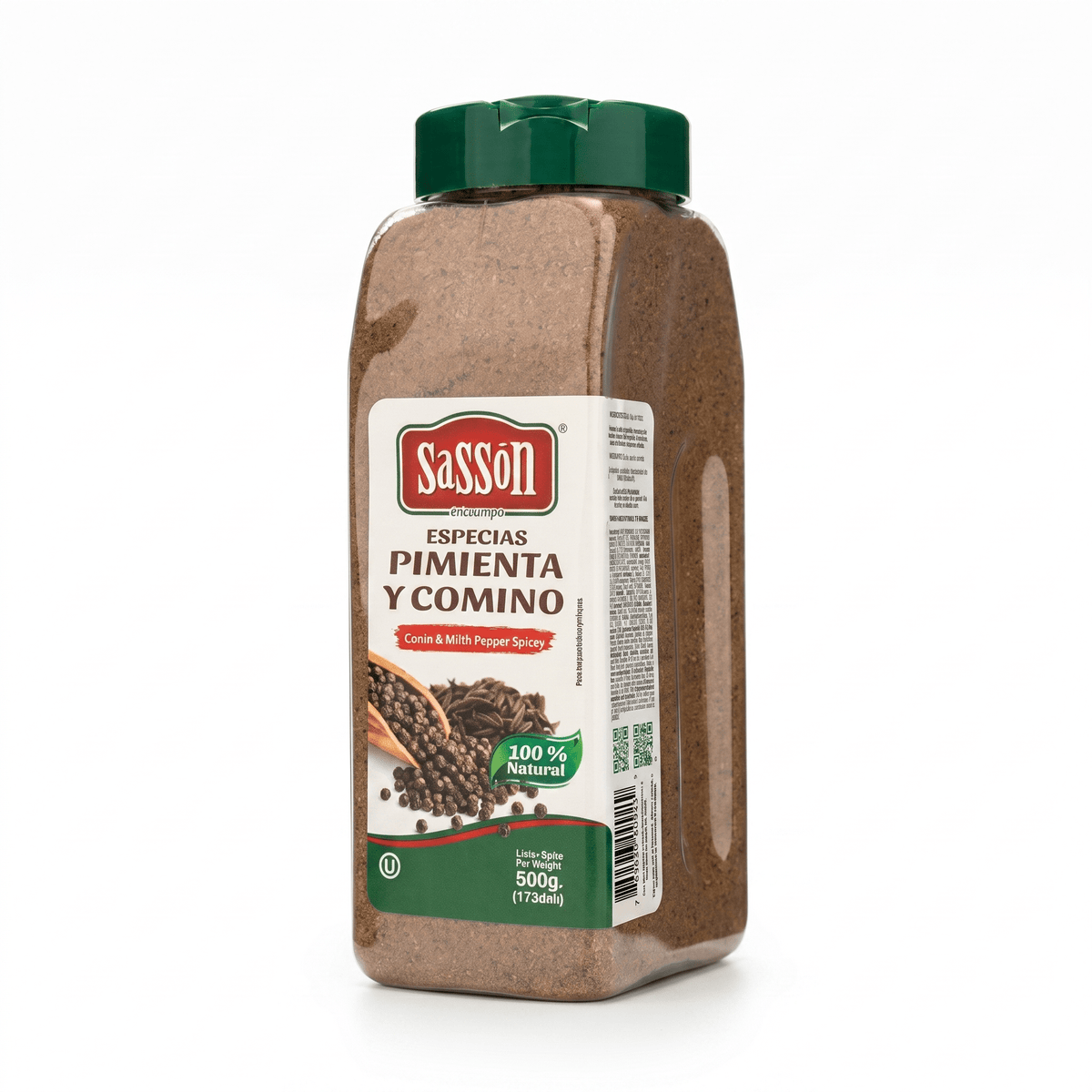 SASSON BL. PEPPER/CUMIN SPICES 6X17.64OZ - La Fe Foods
