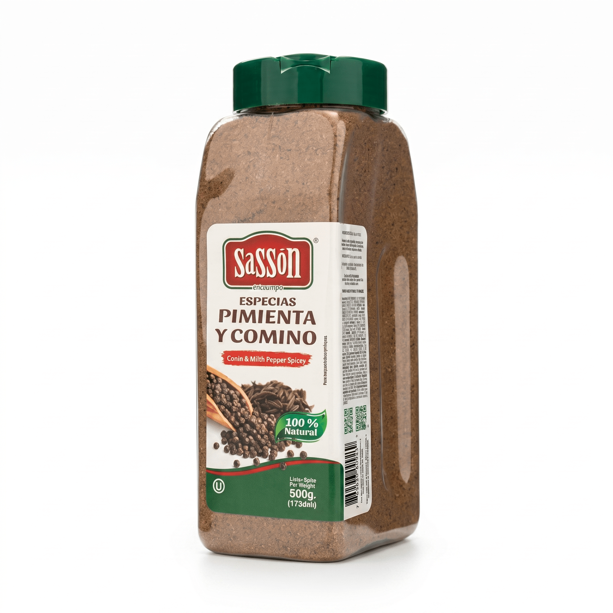 SASSON BL. PEPPER/CUMIN SPICES 6X17.64OZ - La Fe Foods
