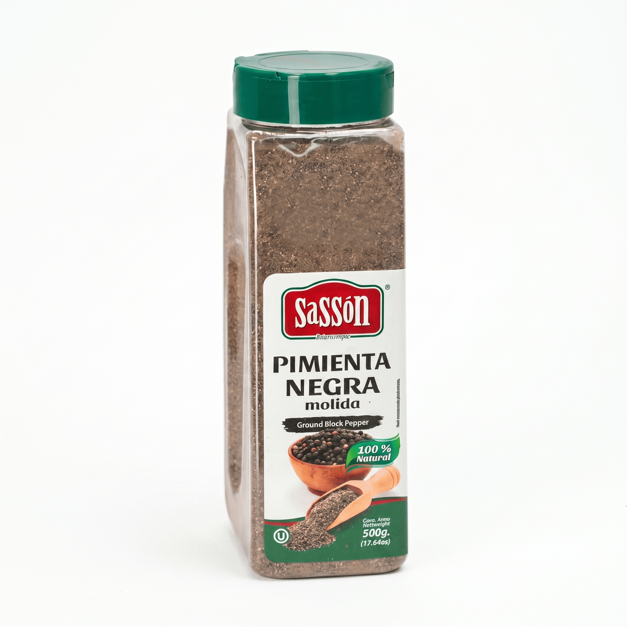SASSON GROUND BLACK PEPPER 6X17.64OZ - La Fe Foods