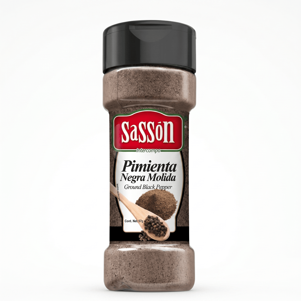 SASSON BLACK PEPPER POWDER 12X1.94OZ - La Fe Foods