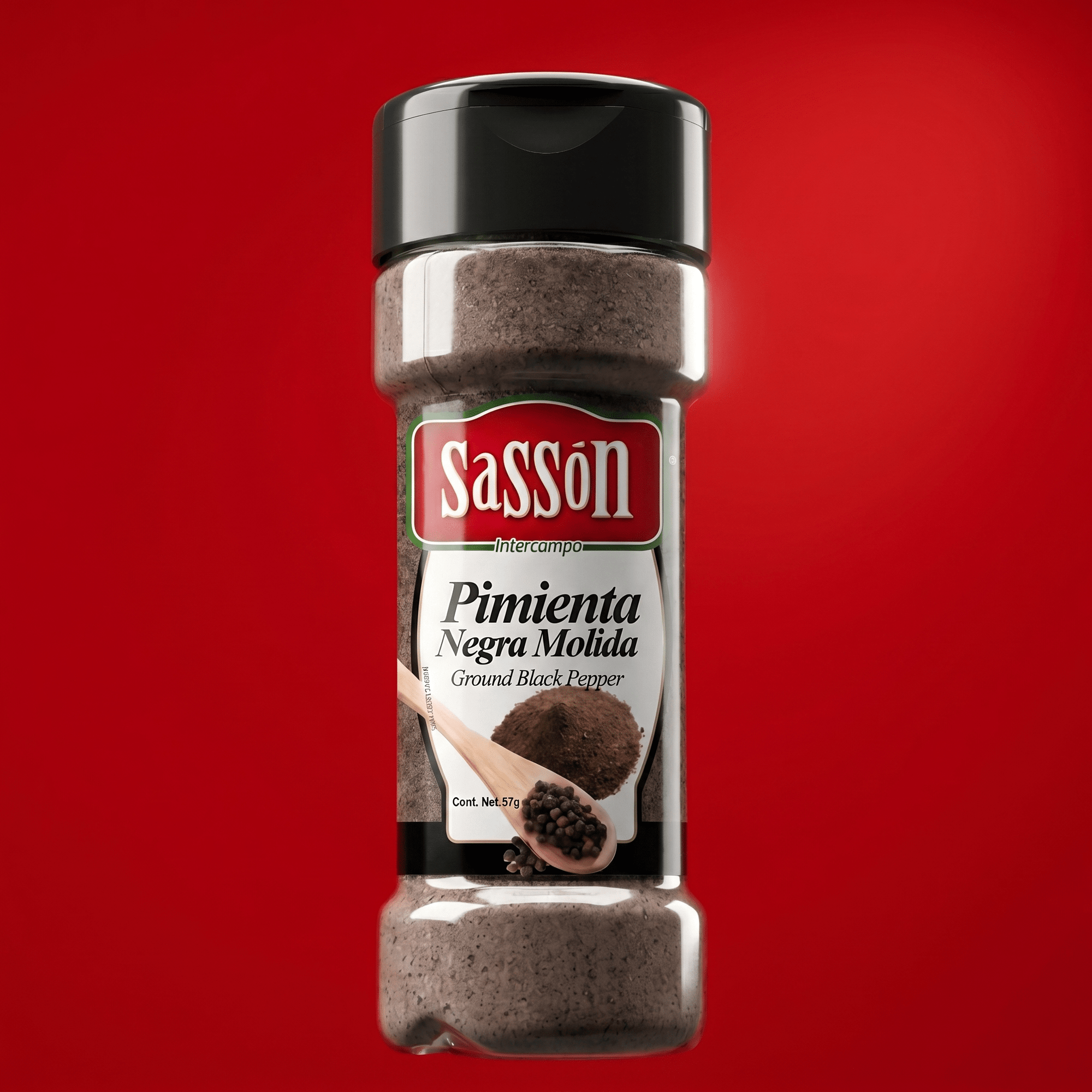 SASSON BLACK PEPPER POWDER 12X1.94OZ - La Fe Foods
