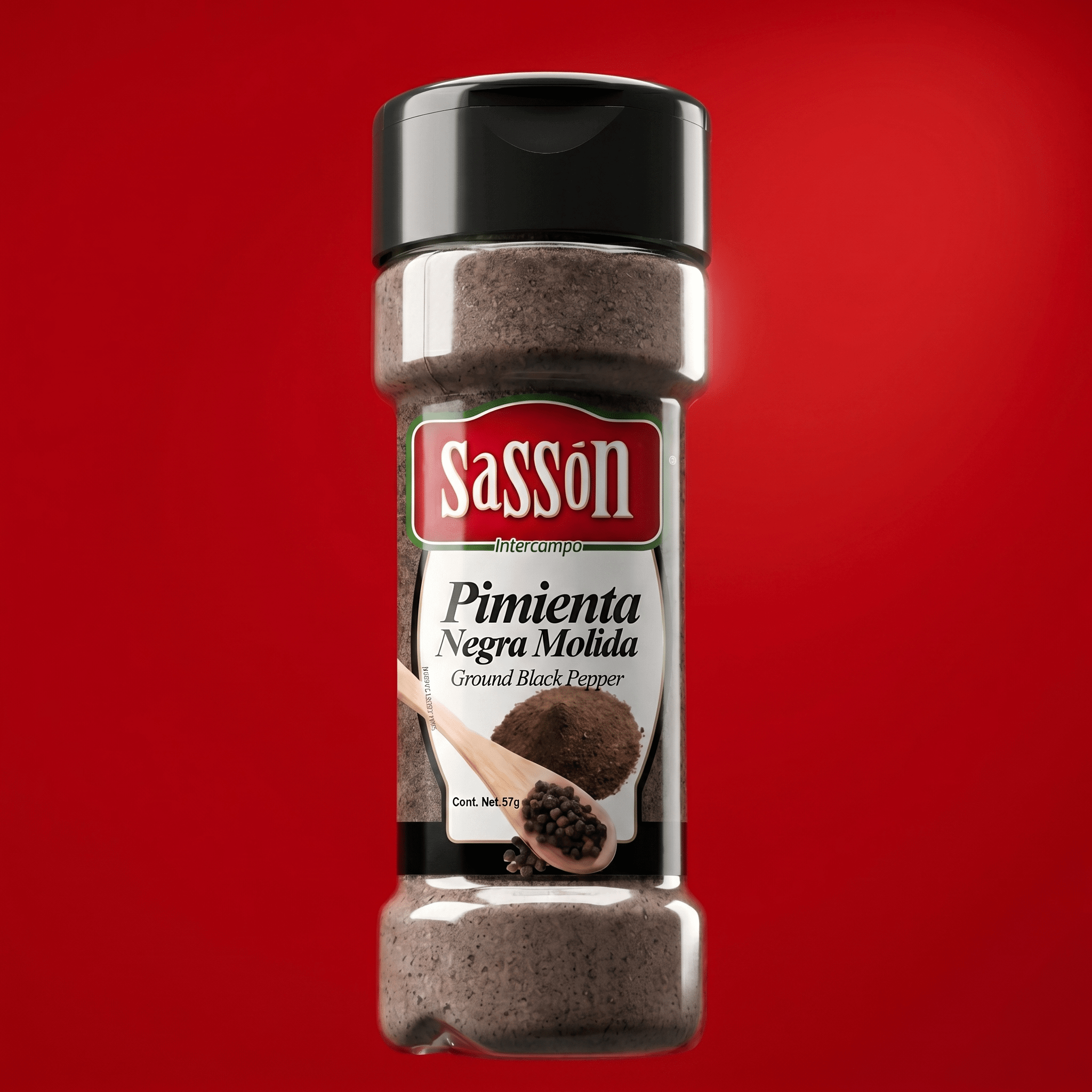 SASSON BLACK PEPPER POWDER 12X1.94OZ - La Fe Foods