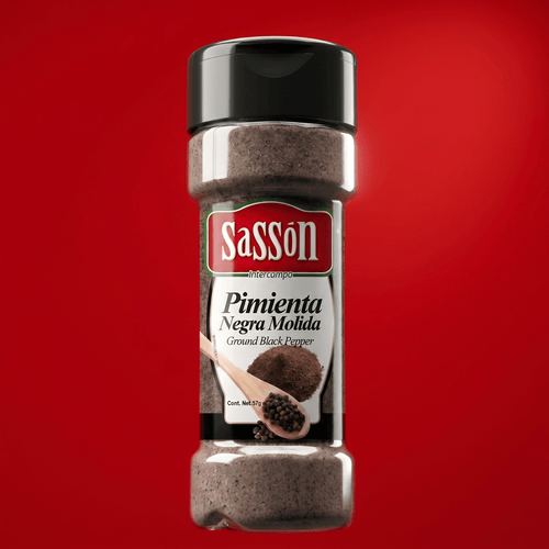SASSON BLACK PEPPER POWDER 12X1.94OZ - La Fe Foods