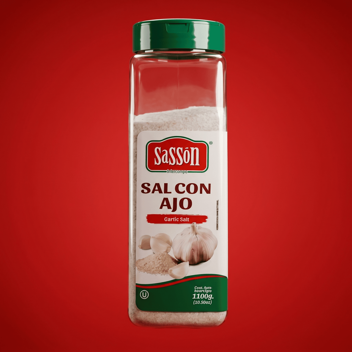 SASSON GARLIC SALT 6X38.8OZ - La Fe Foods